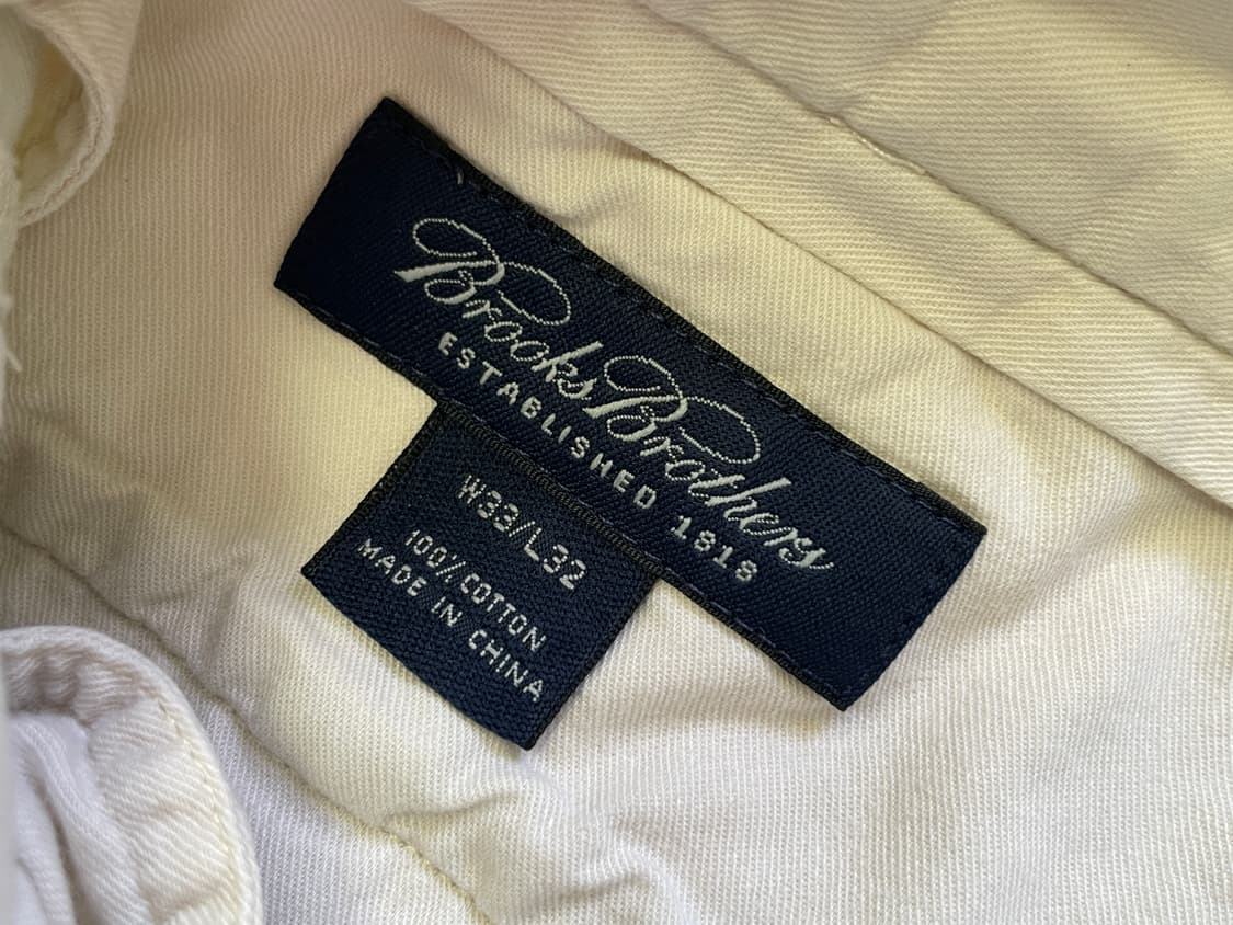 브룩스 브라더스 코튼 치노 팬츠 상품이미지4