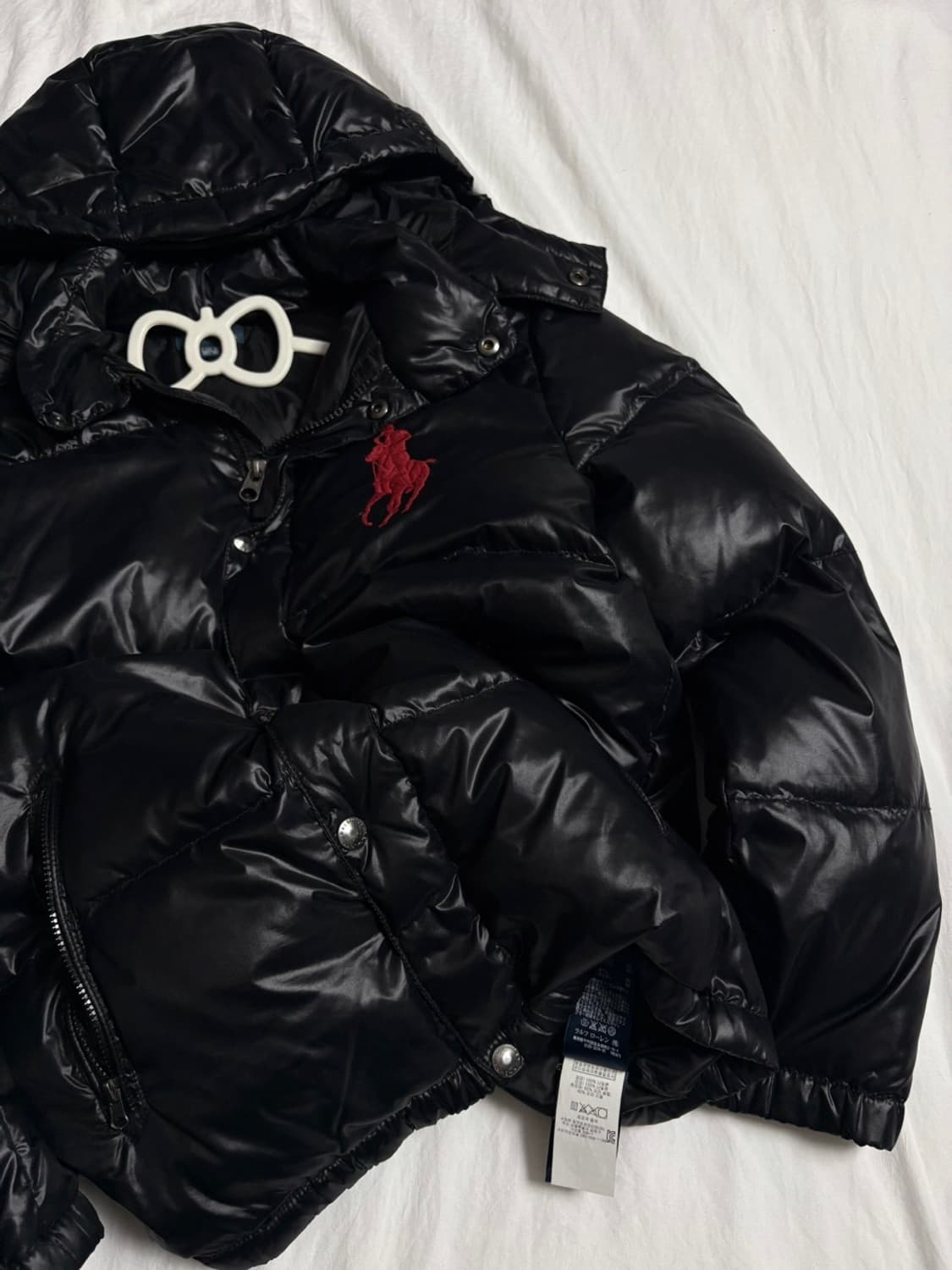 폴로 빅포니 유광 패딩 상품이미지2