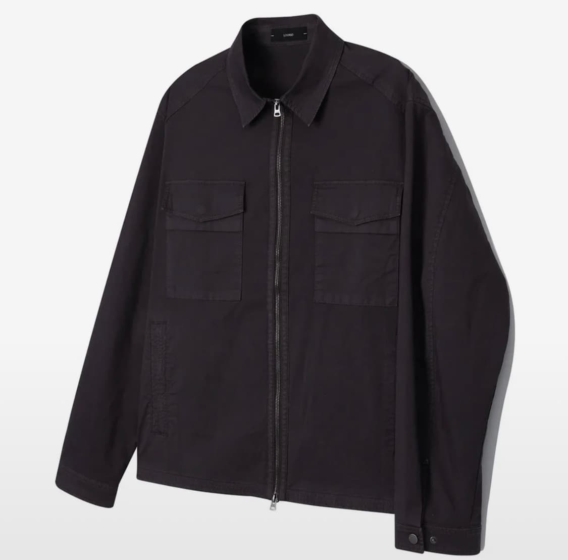 일꼬르소 가먼트다잉 투 포켓 집업 셔켓 상품이미지1