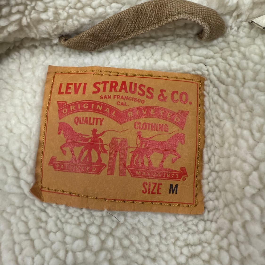  리바이스 브라운 쉐르파 트러커자켓 상품이미지5