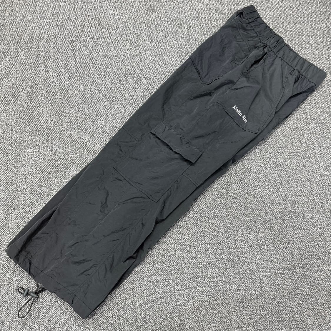 S W 마뗑킴 Matin Kim 우븐 나일론 메탈 스트링 팬츠 바지 상품이미지4