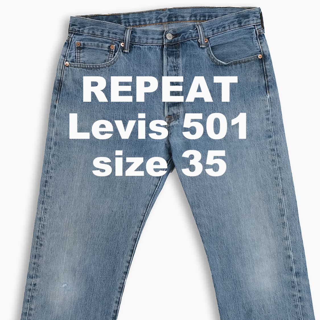 빈티지 리바이스 501 중청 35 인치 LV5013548 상품이미지1