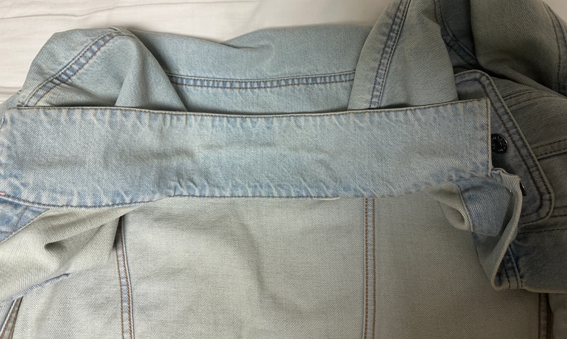 아크네 스튜디오 램프 청자켓 34 연청 상태최상 상품이미지5