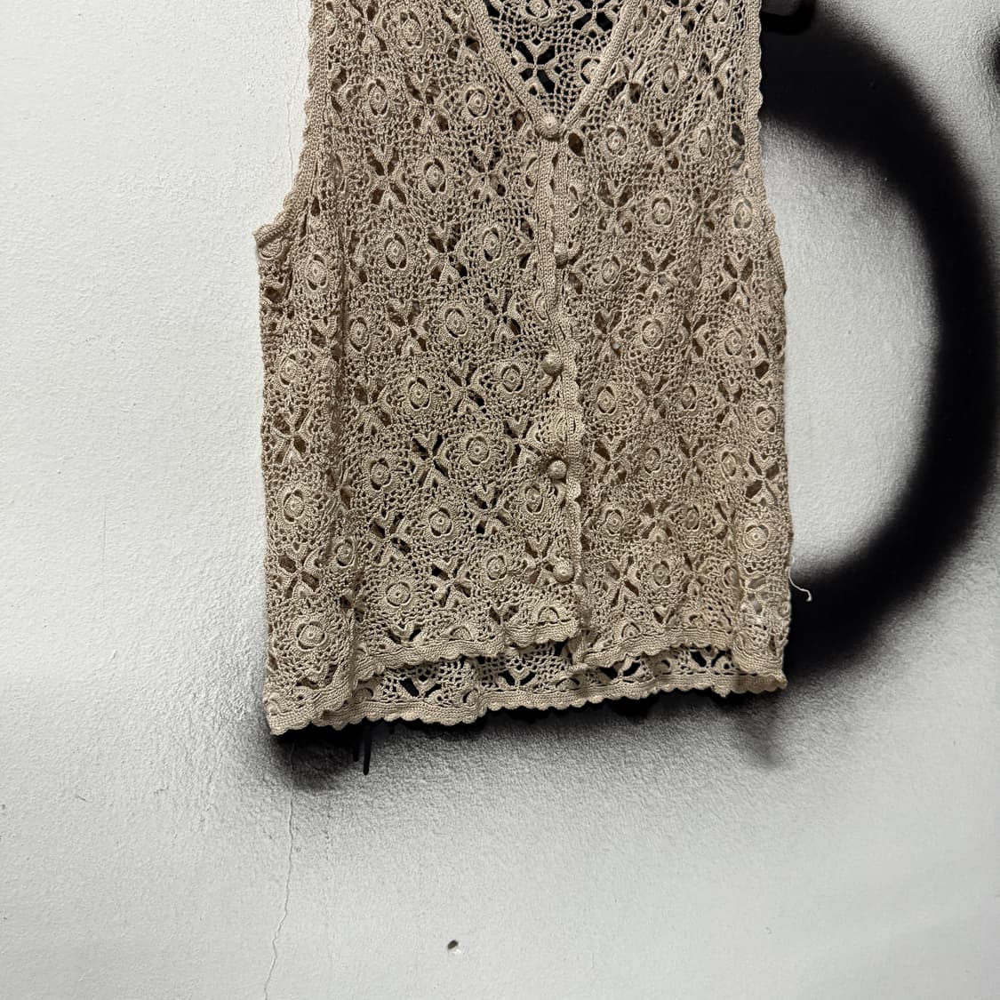 VTG 빈티지 크로쉐 레이어드 베스트 상품이미지4