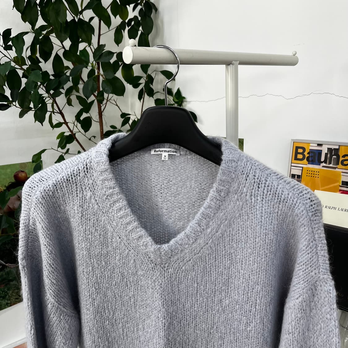 리포메이션 크롭 알파카 니트 M 상품이미지2