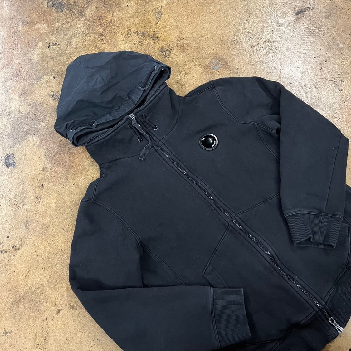 [정품] C.P. 컴퍼니 블랙 후드 집업 b13 상품이미지1