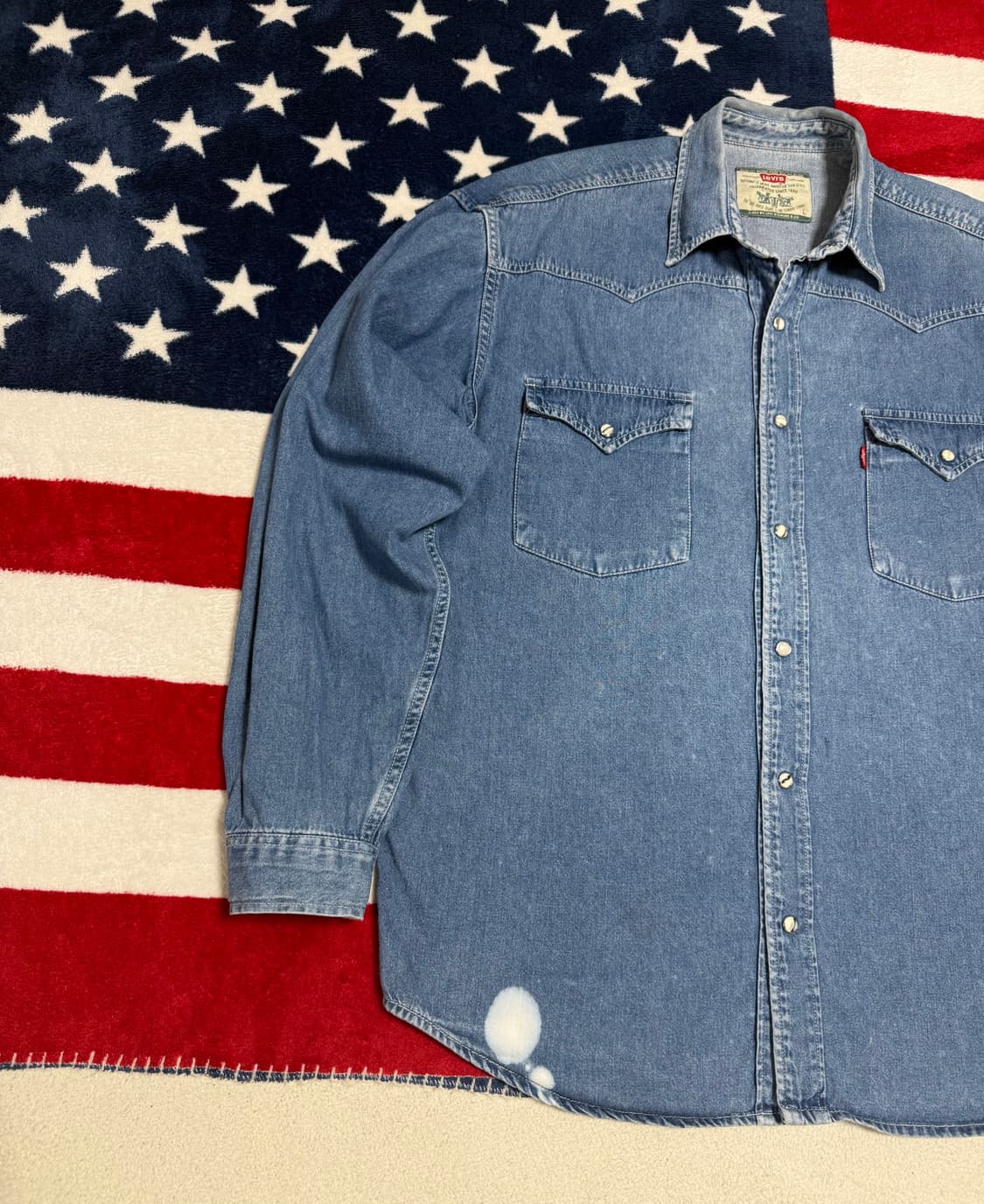 리바이스 웨스턴 데님 셔츠 빈티지 Levi’s [XL] 상품이미지5