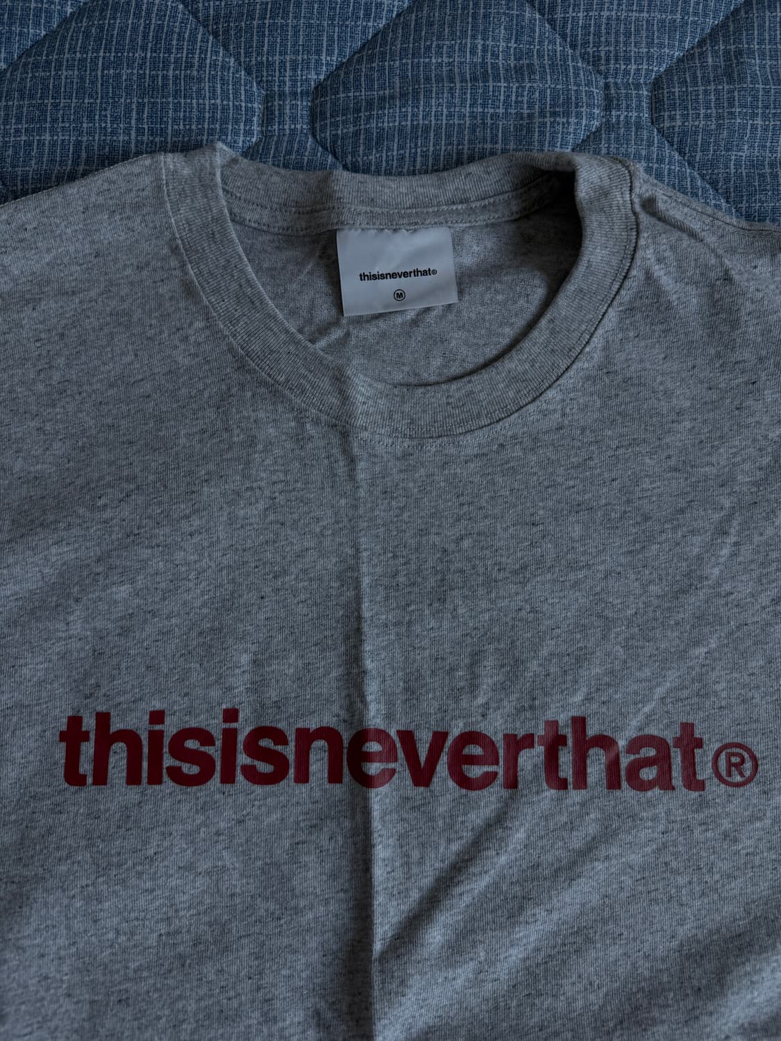 디스이즈네버댓 반팔 M 그레이 회빨 상품이미지2