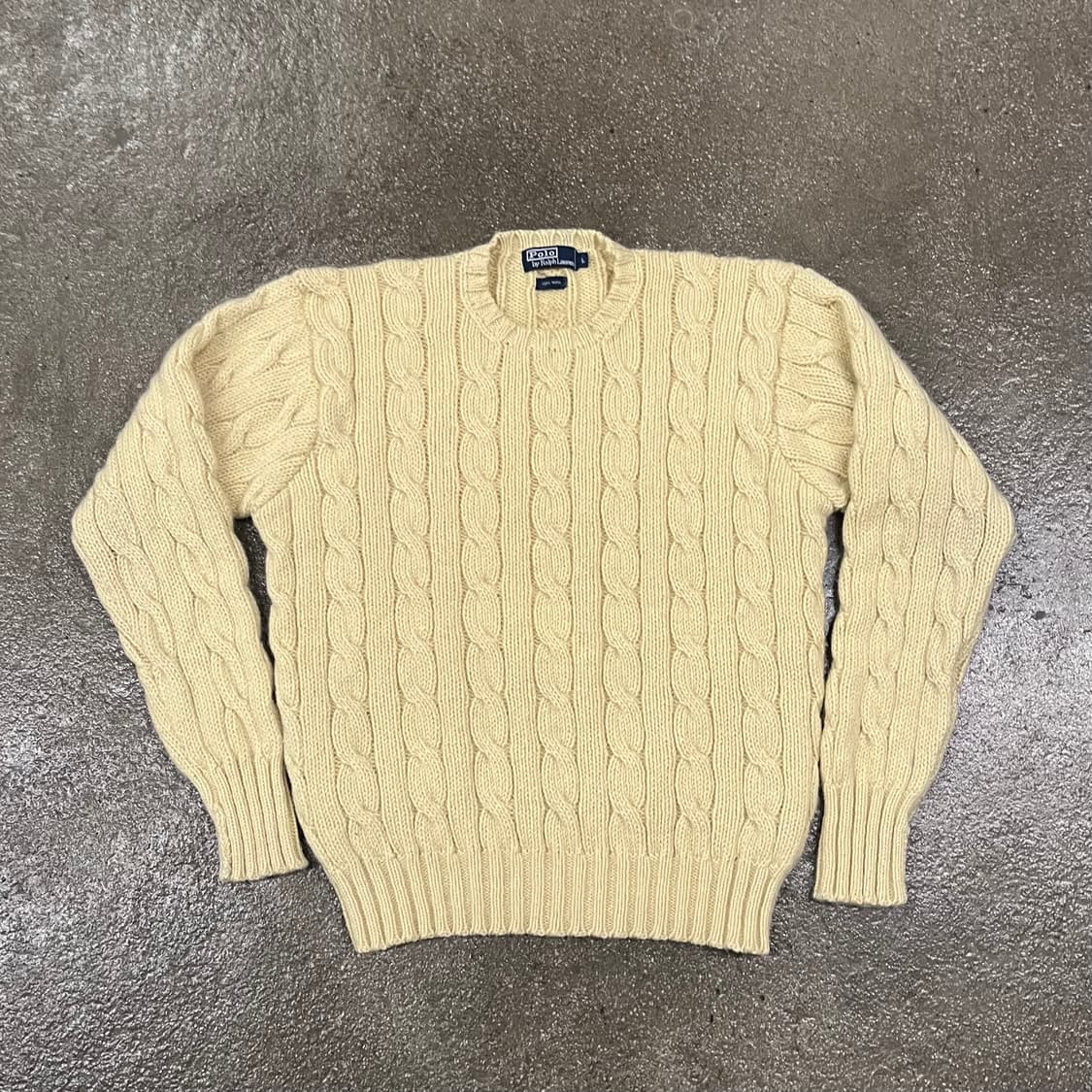 90s 폴로 헤비 울 니트 (105-110) 상품이미지4