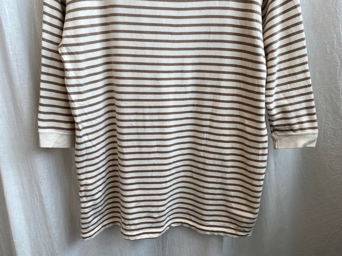 UNIQLO 스트라이프 7부 롱탑(L) 상품이미지5