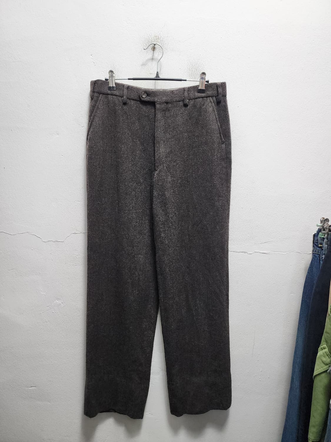 90s 일본판 빈티지 울 슬랙스 상품이미지1