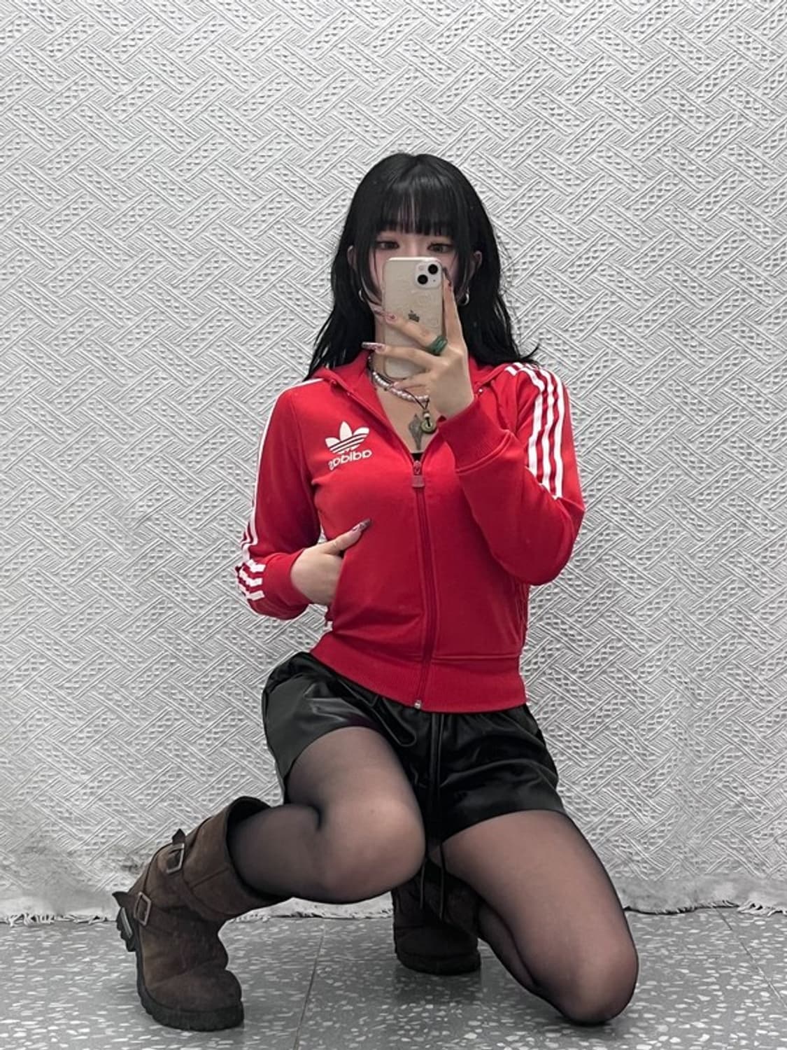 아디다스 유로파 플락 Y2K 후드 져지 집업 자켓 85 C11617 상품이미지2