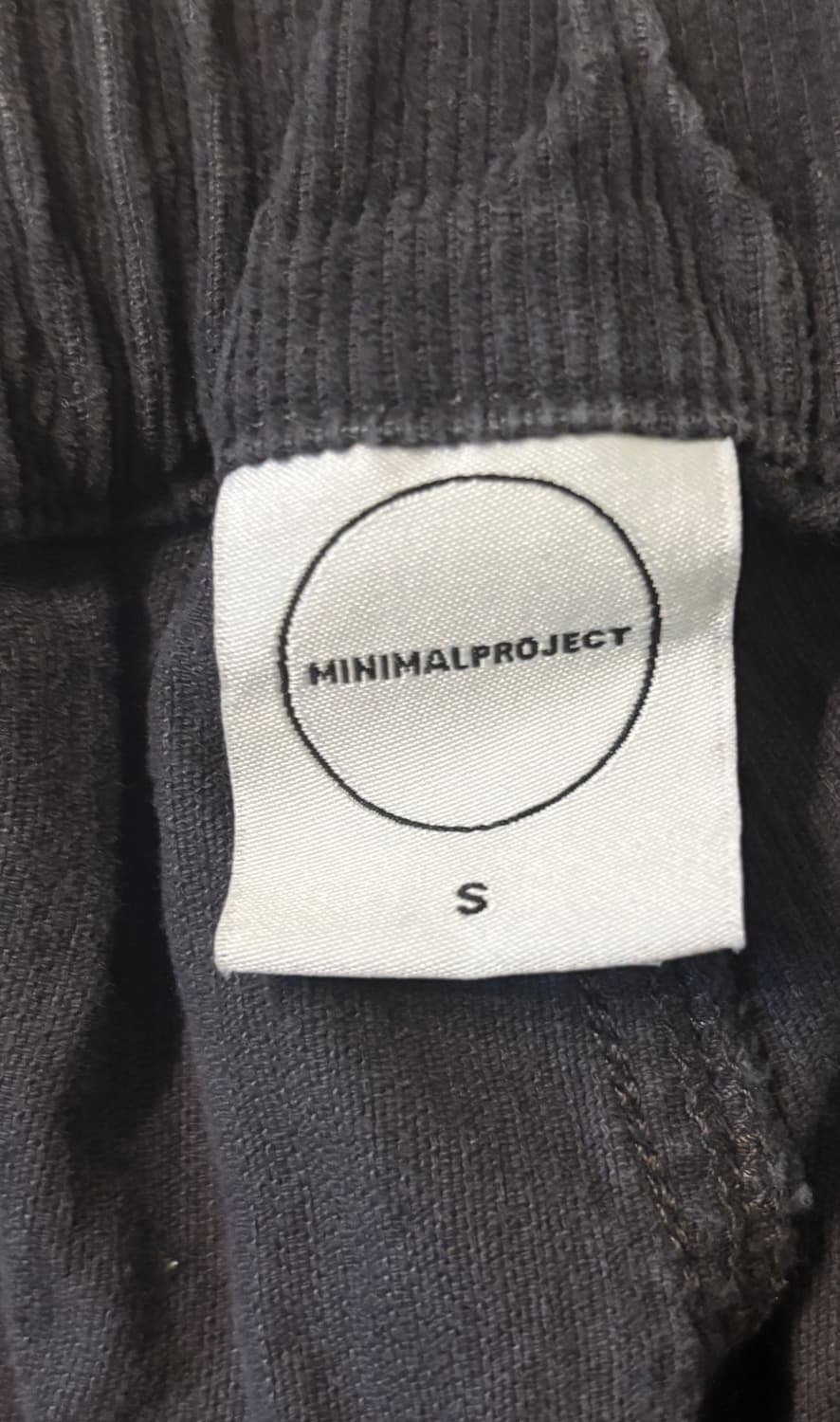 미니멀프로젝트 코듀로이 밴딩 팬츠 S 블랙 상품이미지3