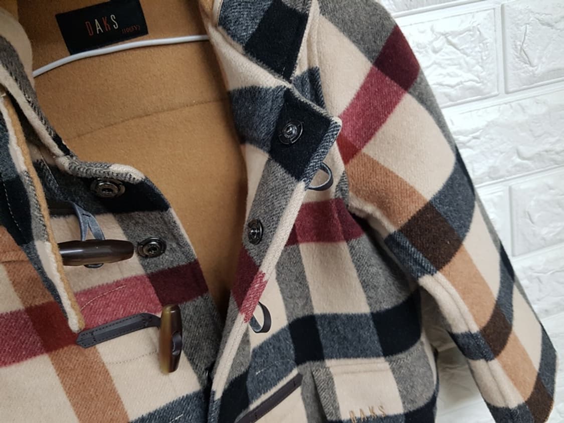 닥스 울 코트 키즈 110(5Y 체크 떡볶이)  상품이미지2