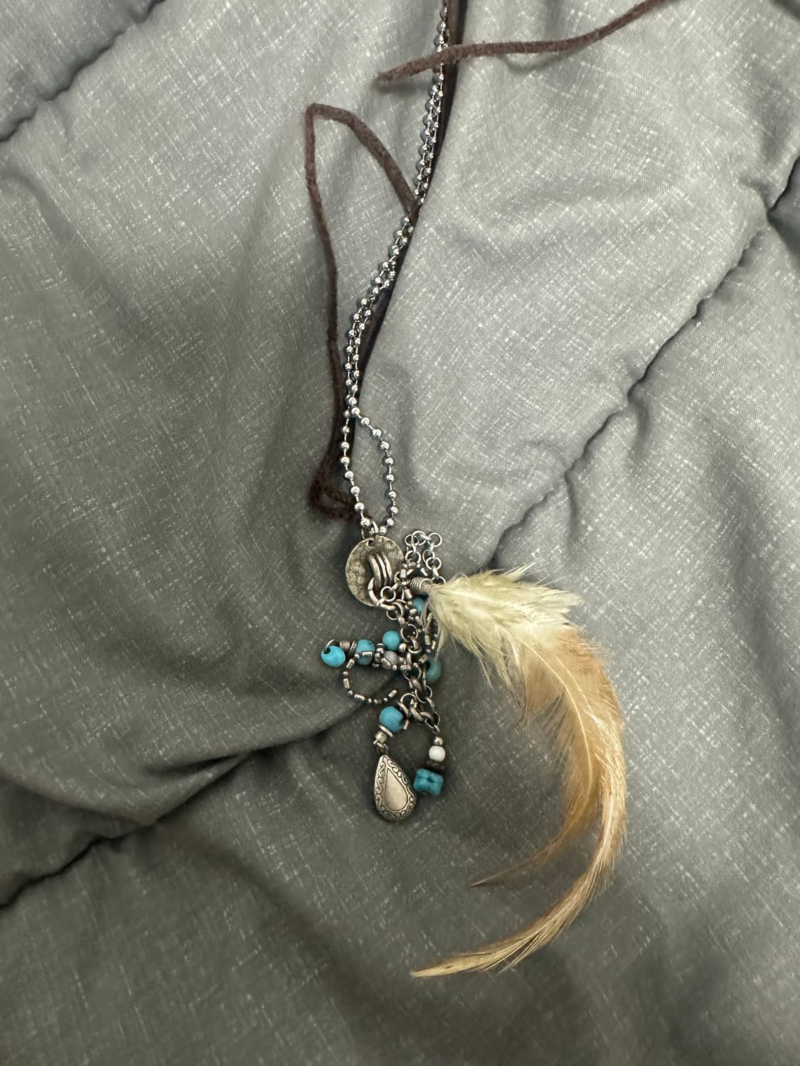 GOA feather necklace 상품이미지1