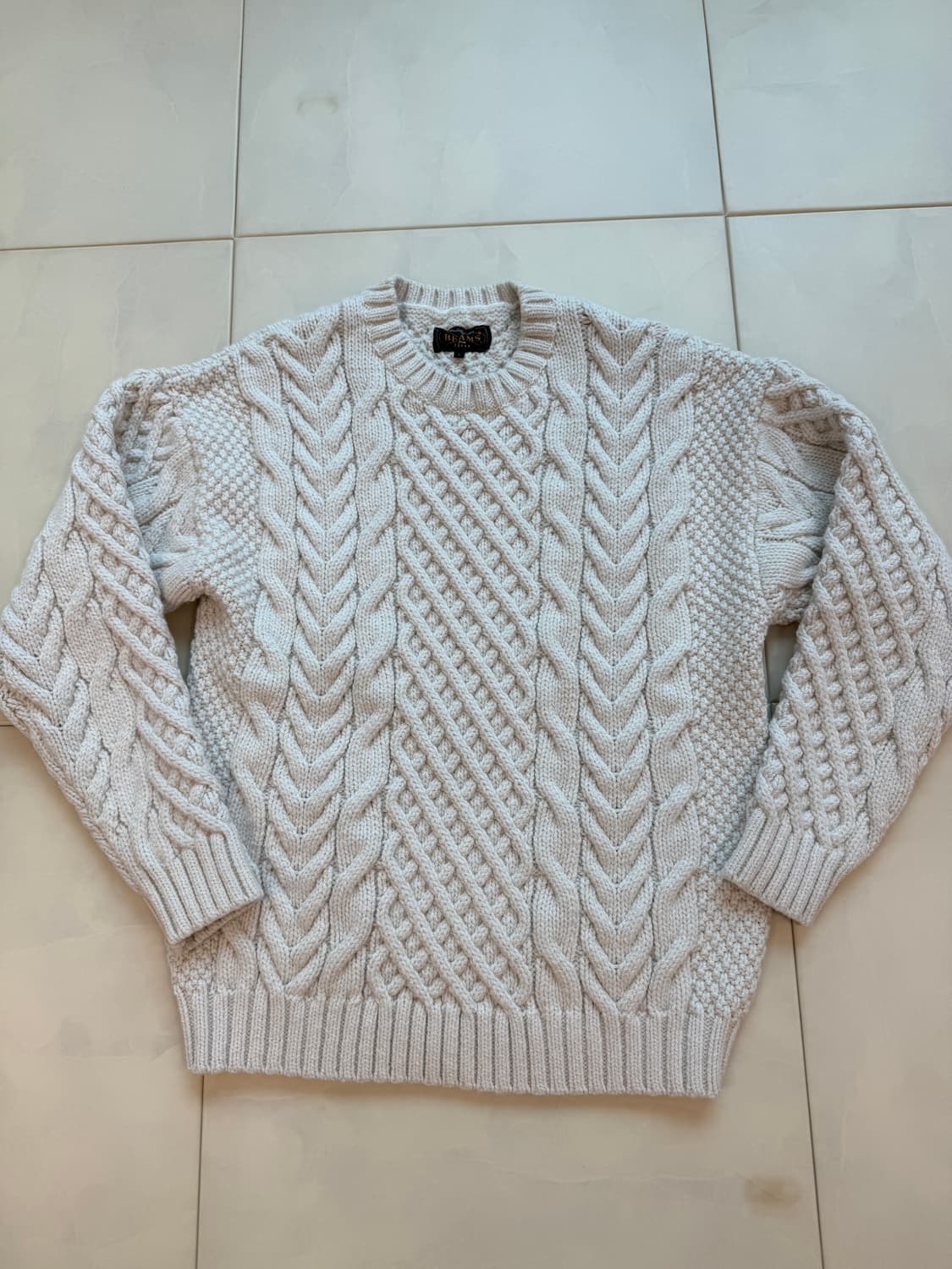 빔즈플러스 아란 케이블니트 L(100-105) 상품이미지2