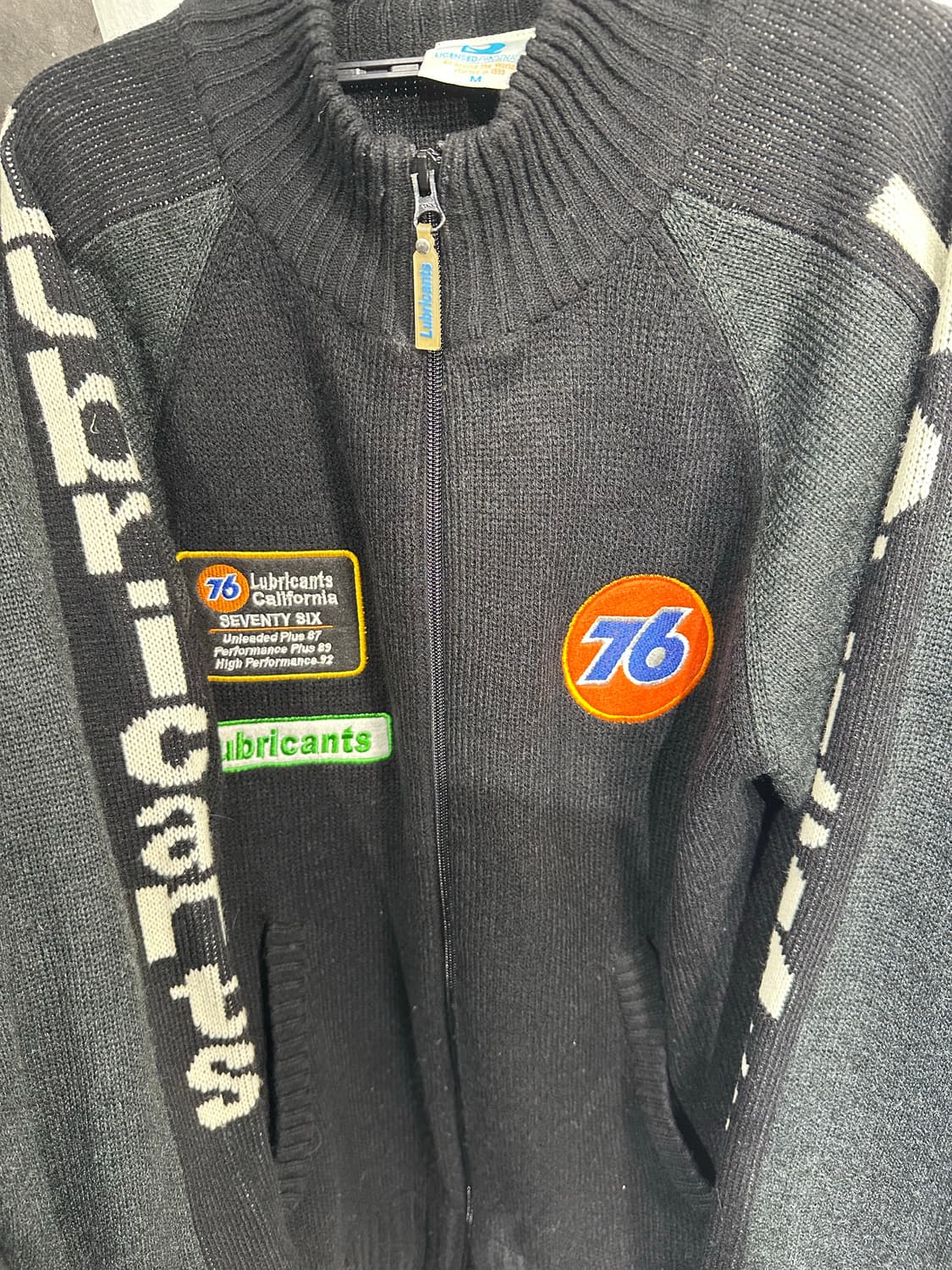 Jpn 일본 빈티지 니트 자켓 자수 집업 져지 상품이미지10