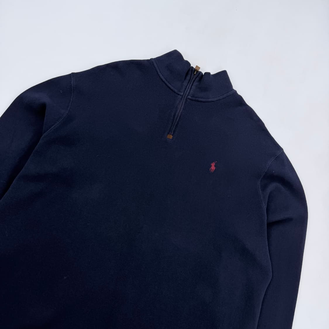폴로 랄프로렌 하프 반집업 네이비 상품이미지2
