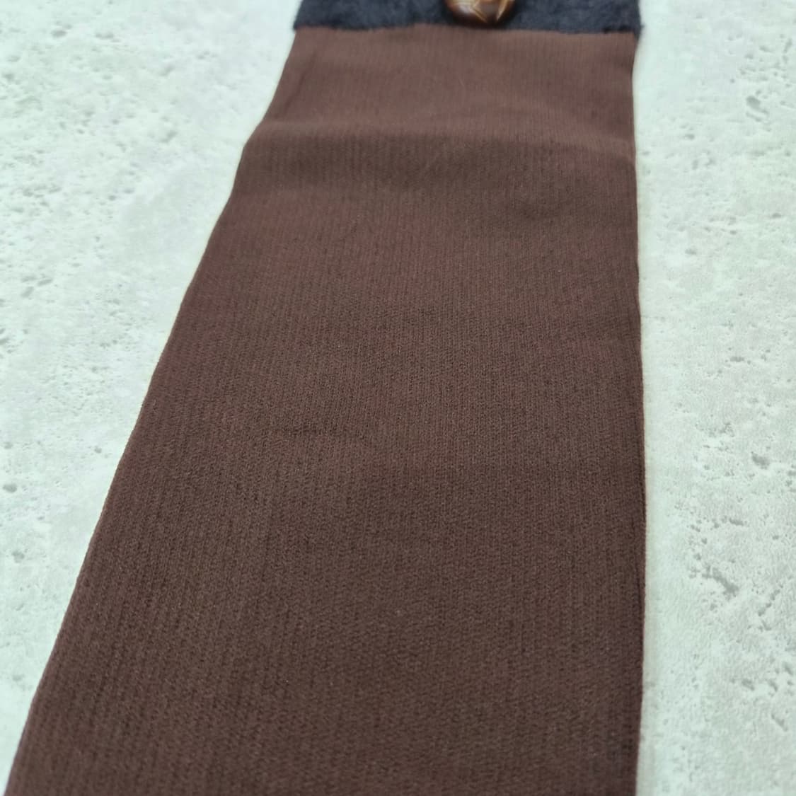 일본제 버튼장식 브라운 오버니삭스 겨울 롱양말 상품이미지5