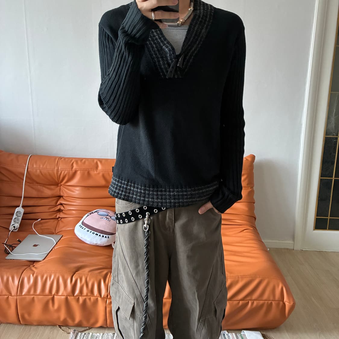 Morgan homme knit 상품이미지2