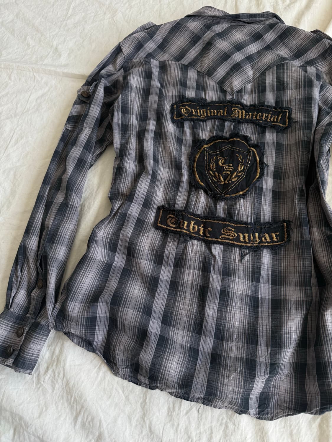 락시크 펑크 체크 셔츠 상품이미지5