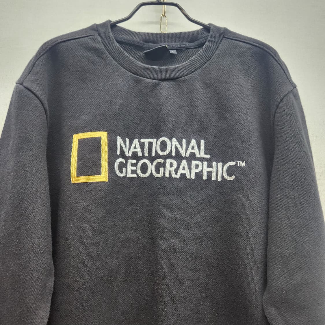 내셔널지오그래픽 빅로고 자수 맨투맨L(L)남여공용 상품이미지2