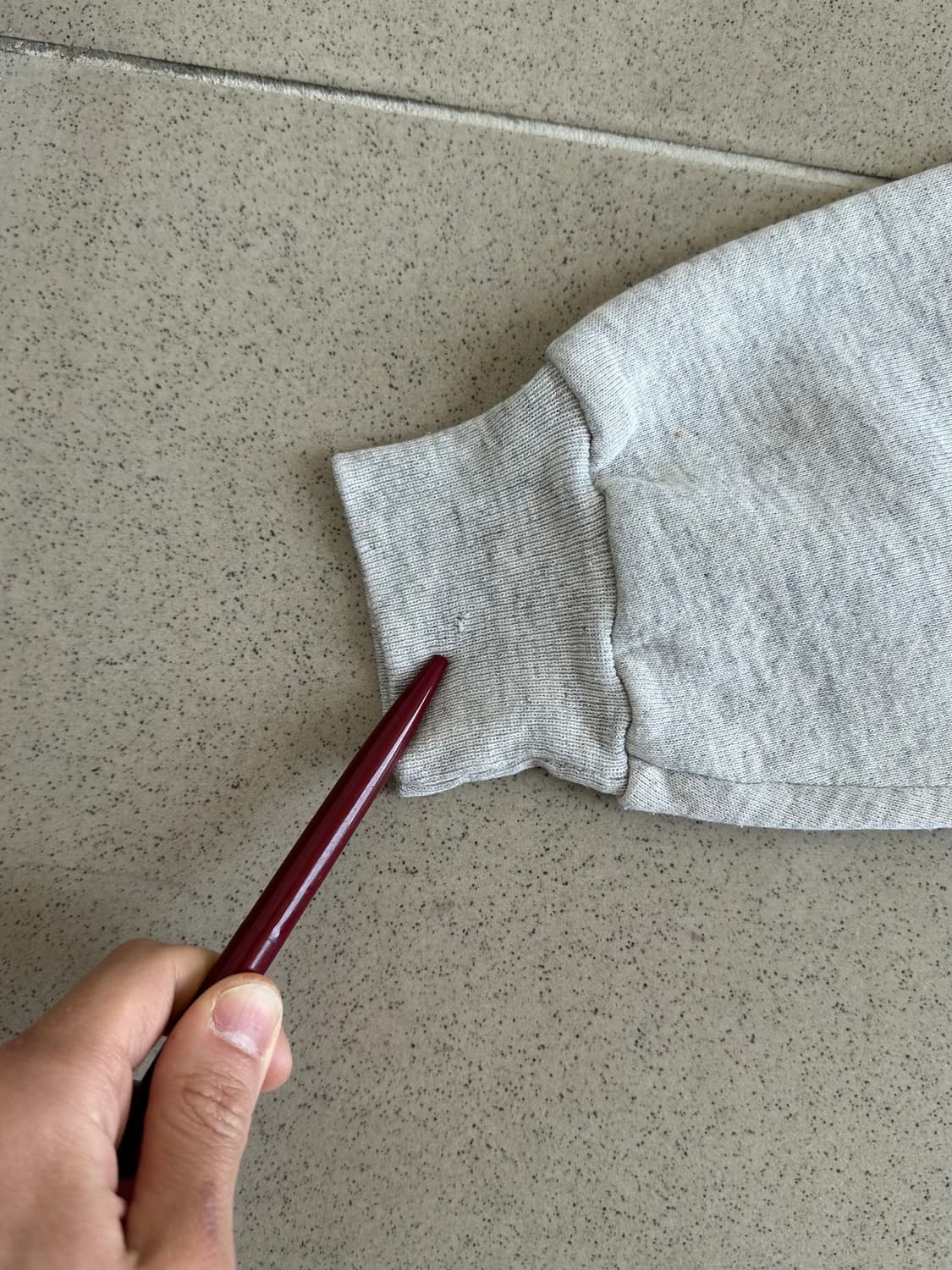 90s 빈티지 러셀 후드 밝은그레이 XL USA 상품이미지9