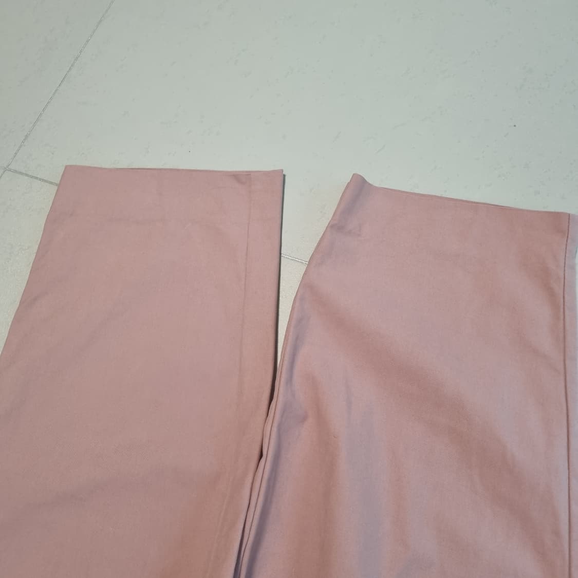 오르 핑크색 와이드 팬츠 M 상품이미지5