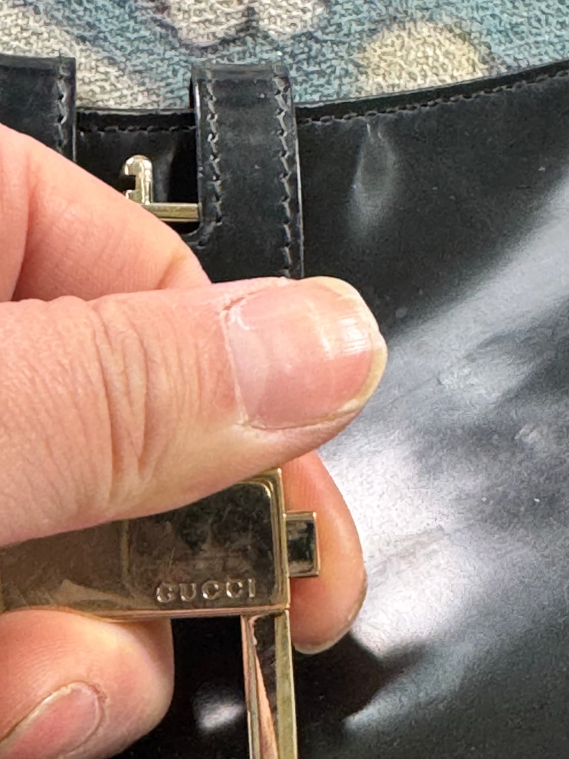 구찌 에나멜 토트백 숄더백 상품이미지7