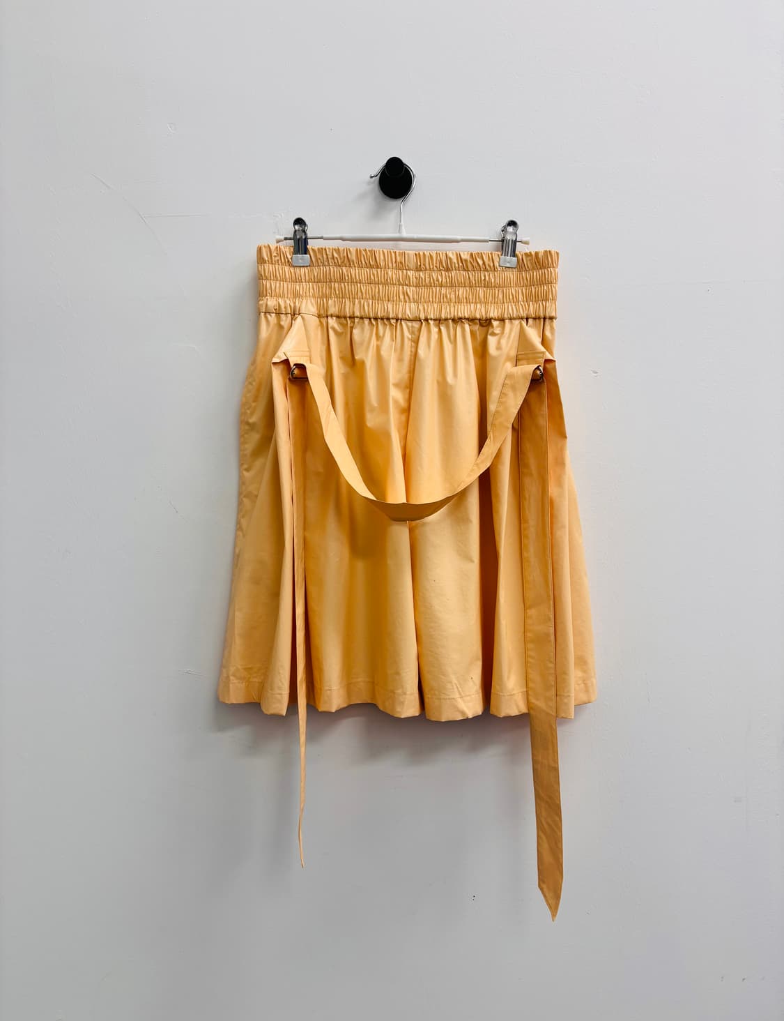 시스템(SYSTEM) 페이크 레더 밴딩 하프 팬츠 피치 상품이미지1