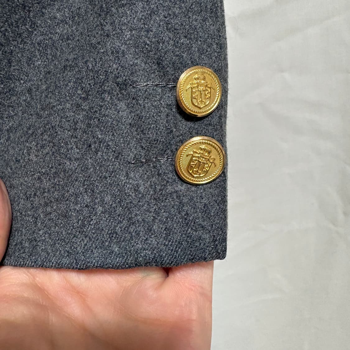 제이프레스 3 roll 2 울 금장 블레이저 / 그레이, L 상품이미지6