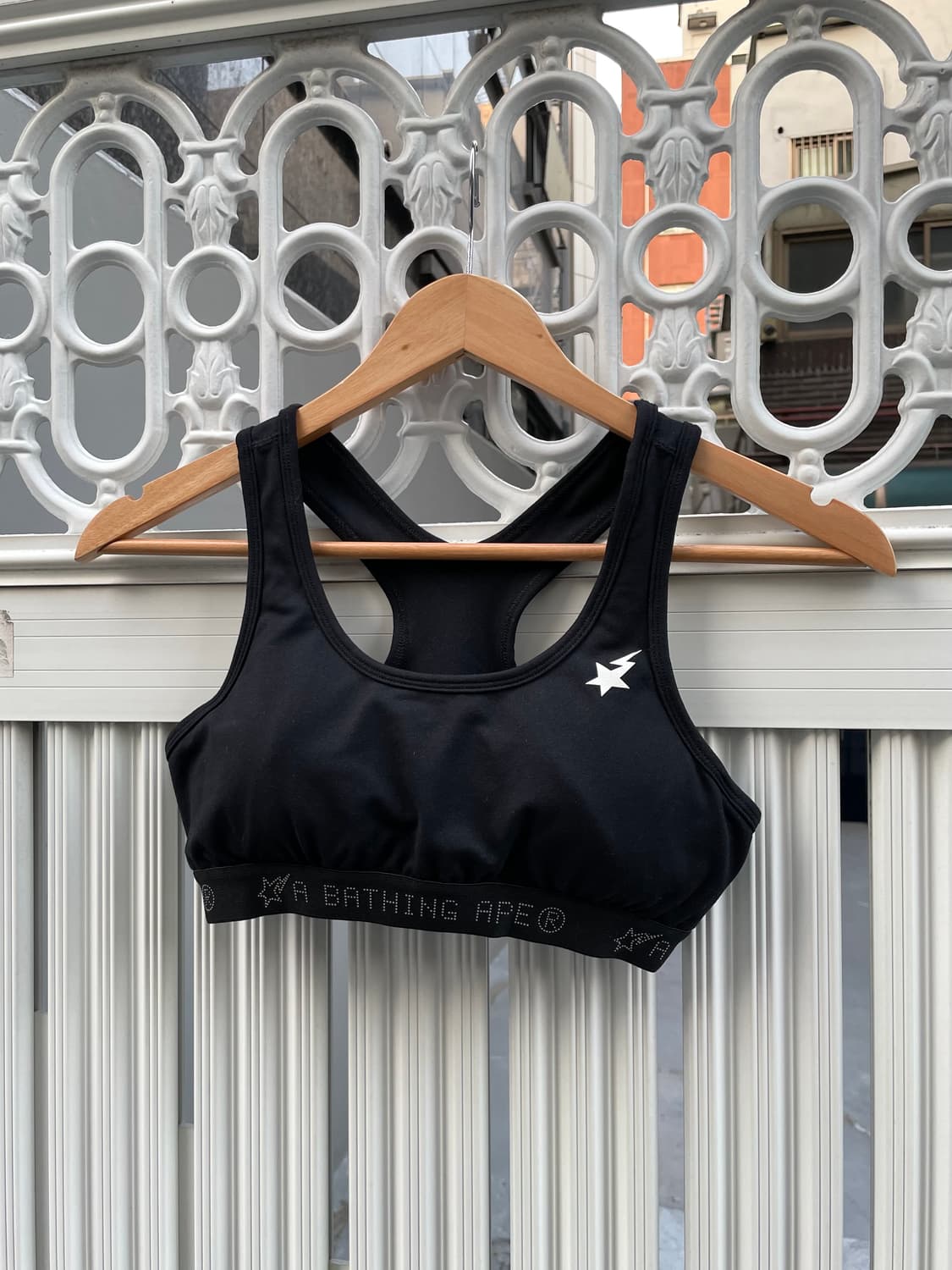 (빈티지)레어 Bape 베이프 로고밴딩 우먼스 레이서백 브라 탑 상품이미지1