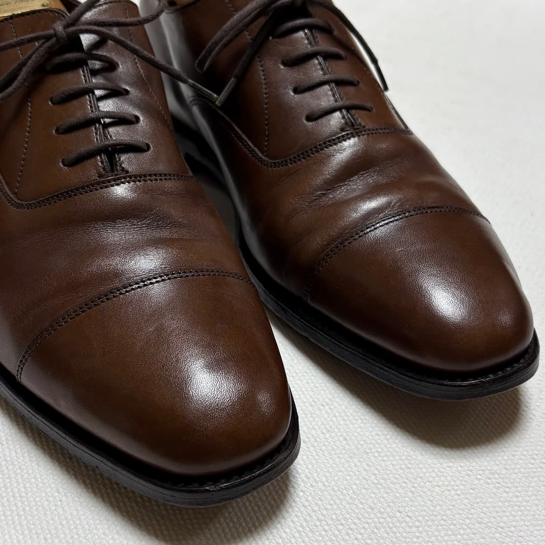 (7) Loake 로크 ALDWYCH 브라운 카프 옥스퍼드 슈즈 상품이미지3