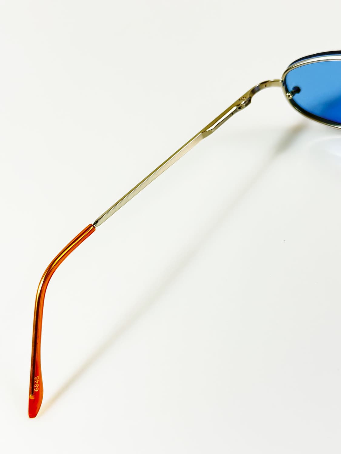 90s 실버 슬림 무테 스퀘어 메탈 빈티지 틴트 선글라스 상품이미지7