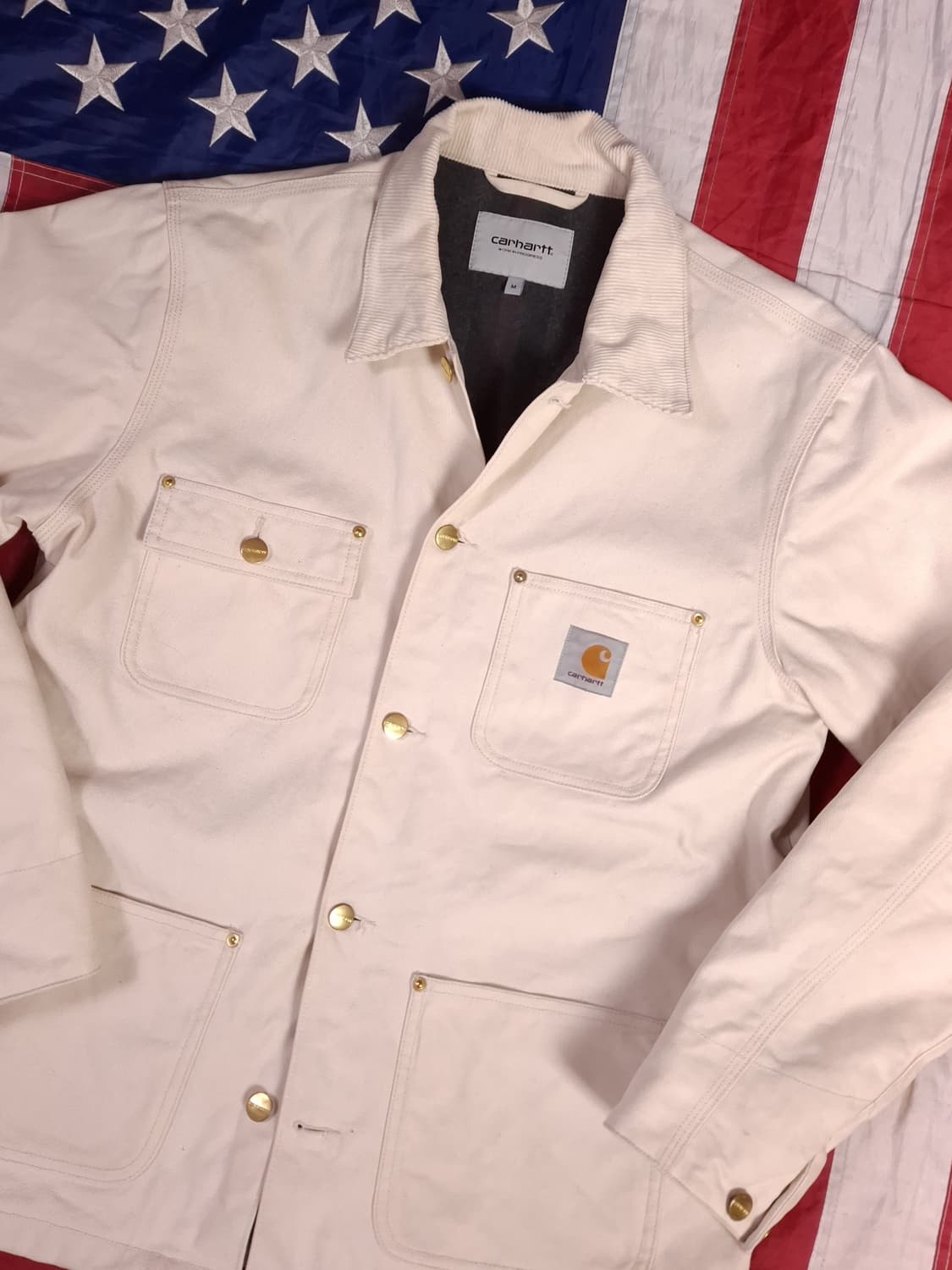 오리지날 칼하트 화이트 미시건 초어자켓 상품이미지2