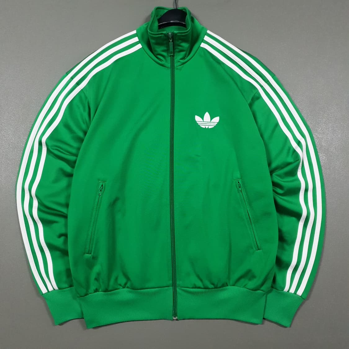 실측 L) 아디다스 유로파 파이어버드 희귀 대장급 트랙탑 져지 자켓 그린 상품이미지1