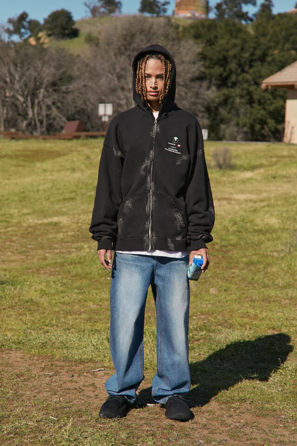 Stu 디스 후드 집업 L 상품이미지5