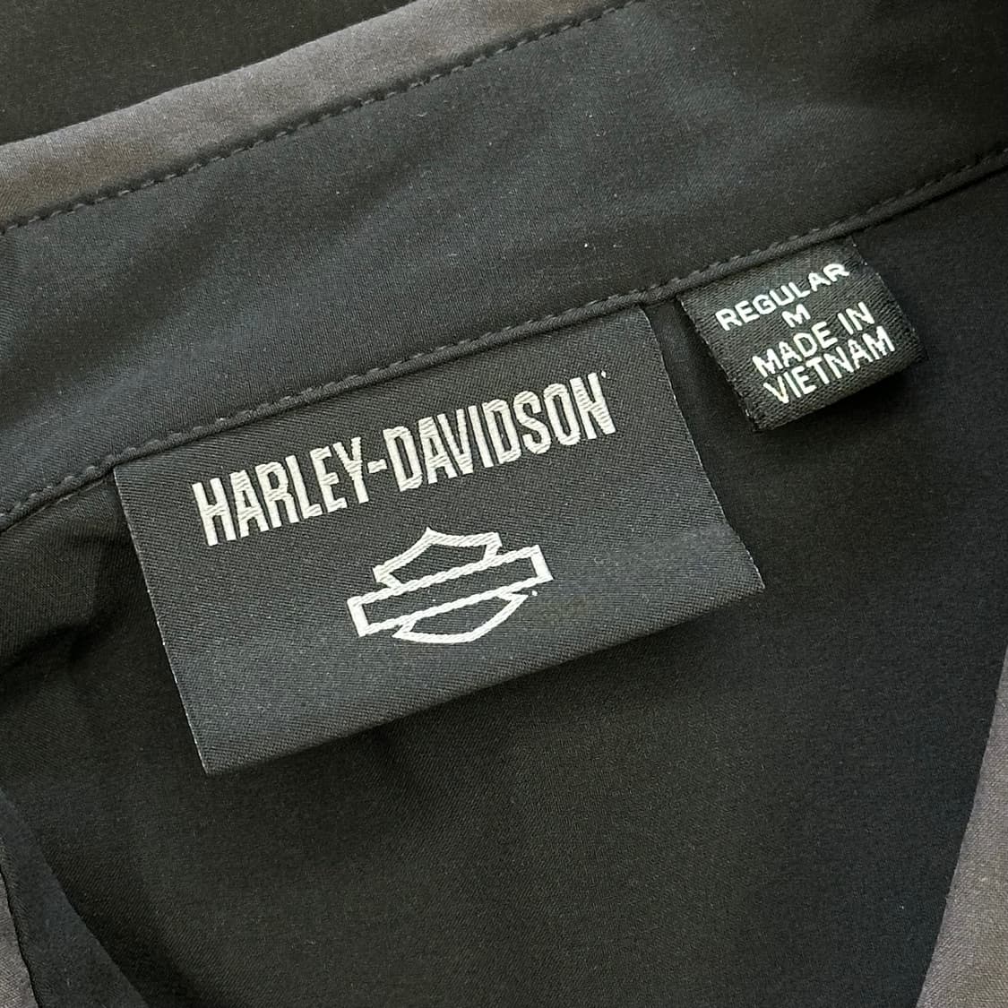 M 할리데이비슨 빅 레터링 반팔 셔츠 상품이미지4