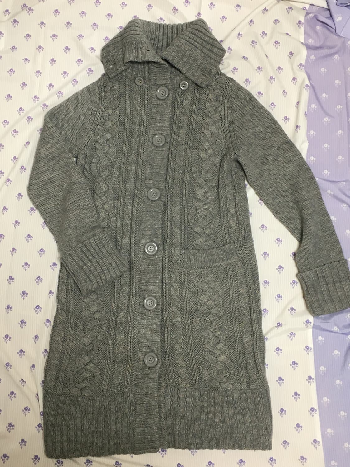 Button-up knit cardigan 상품이미지1