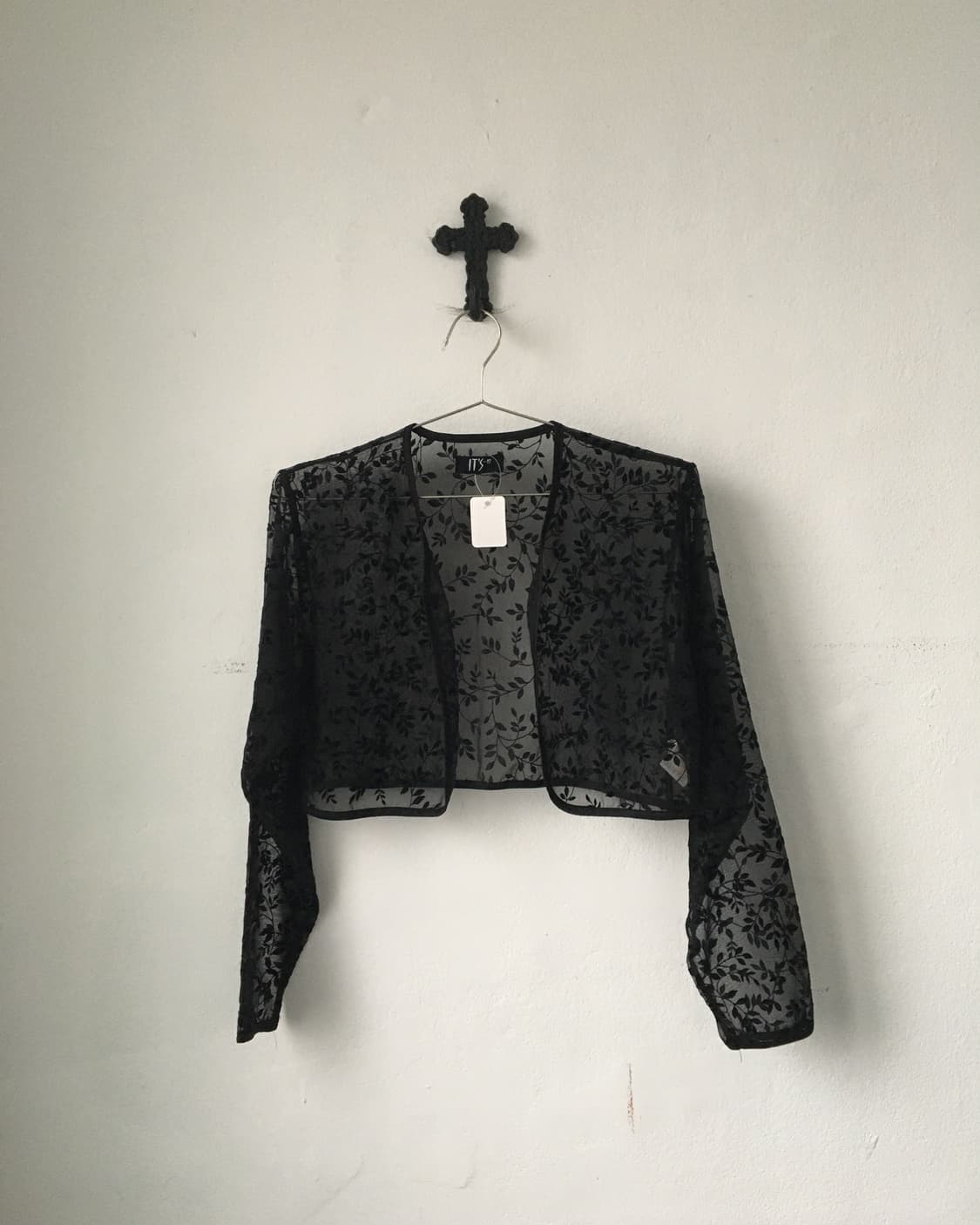 Pattern see through bolero 상품이미지1