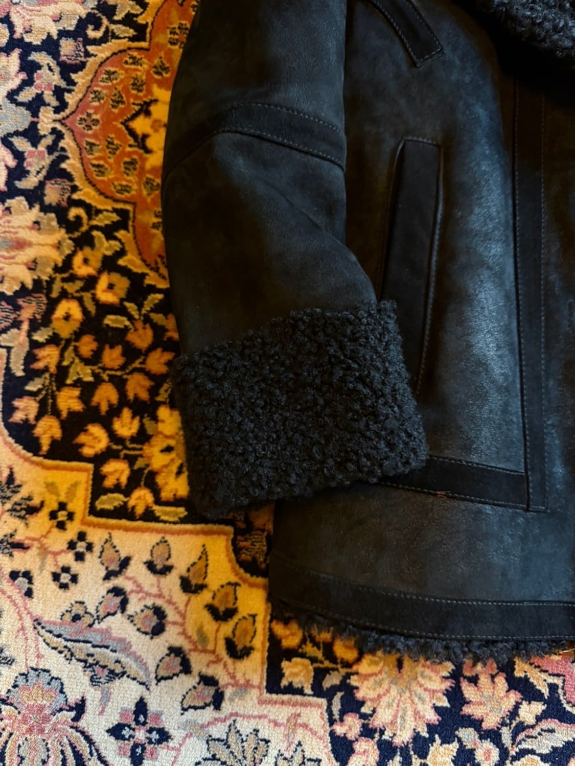 닐바렛 시어링 레더 자켓 55~66 상품이미지4