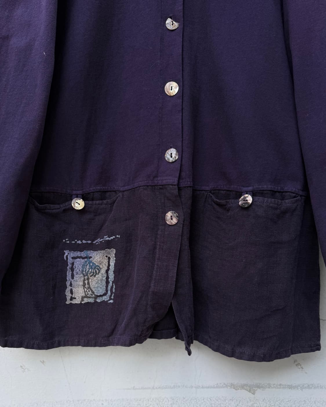 USA 빈티지 포커스 퍼플 자켓 상품이미지4