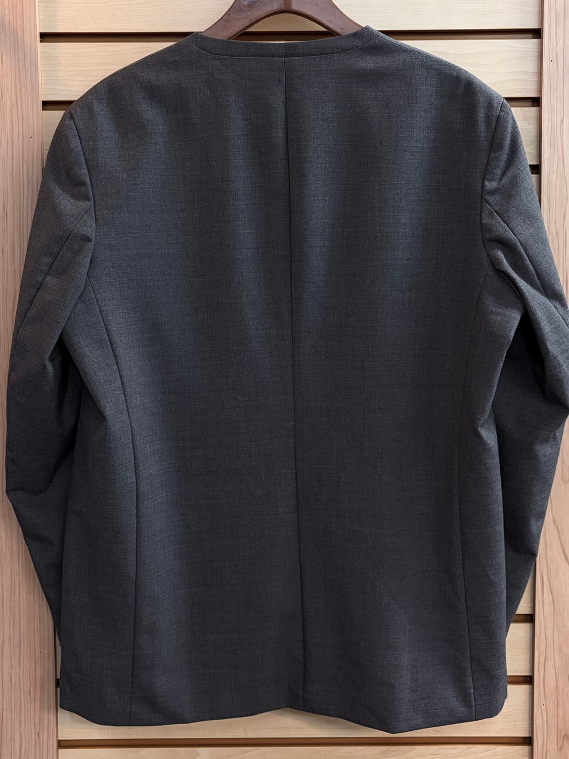 인사일런스 그레이 노카라 블레이저 자켓 M 상품이미지2