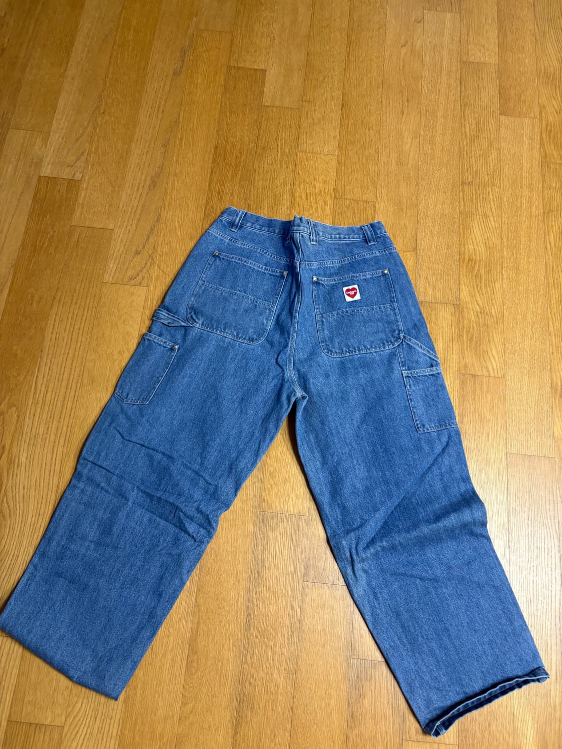 칼하트 WIP 데님 더블니 내쉬 하트로고 연청 XL 상품이미지1