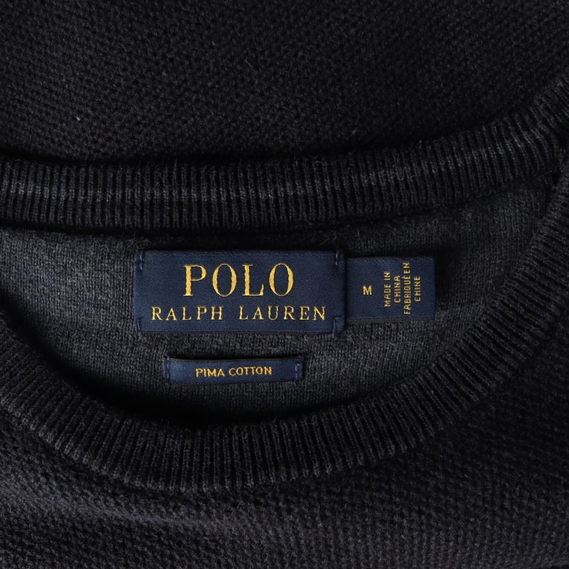 폴로 랄프로렌 피마코튼 라운드 니트 M 상품이미지5