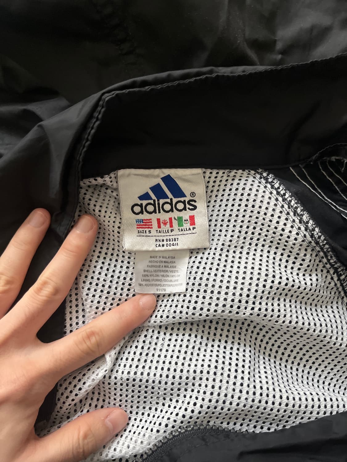 00s 아디다스 나일론 후드 트랙 자켓 상품이미지6