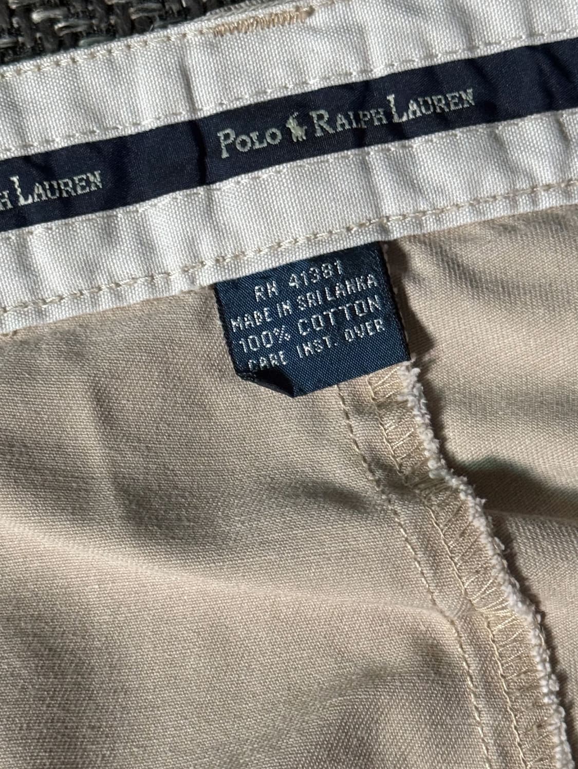 (36) 90s 폴로 랄프로렌 앤드류 더블 플리츠 치노 팬츠 상품이미지4