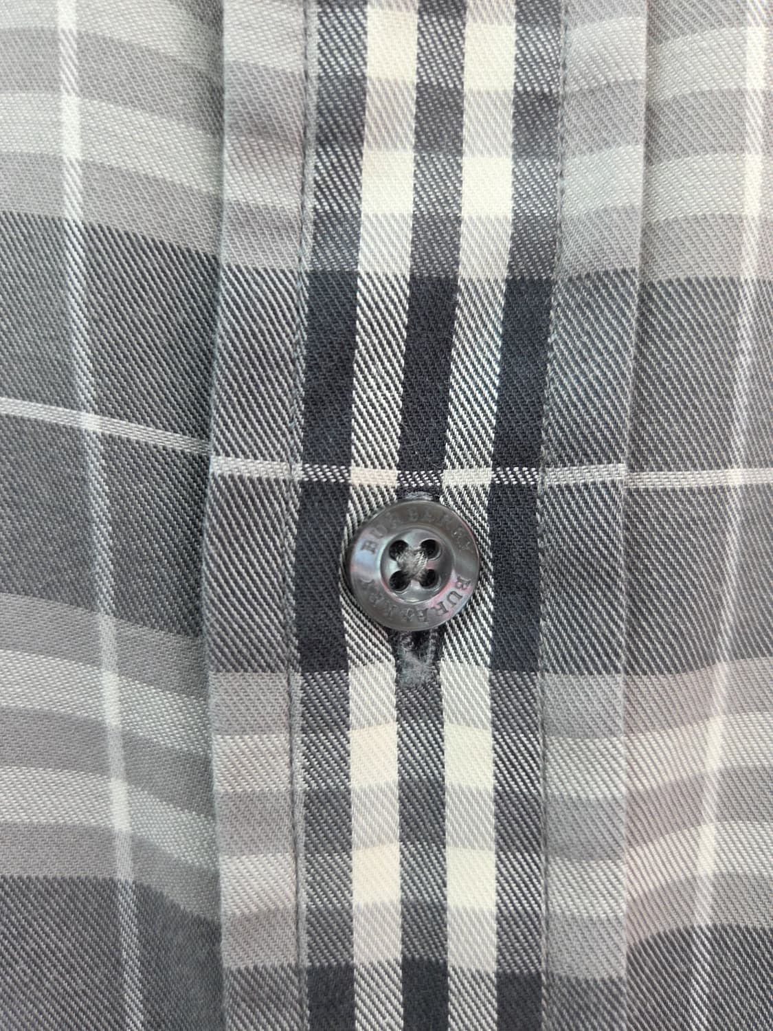 L 버버리 체크 남방 셔츠 상품이미지5