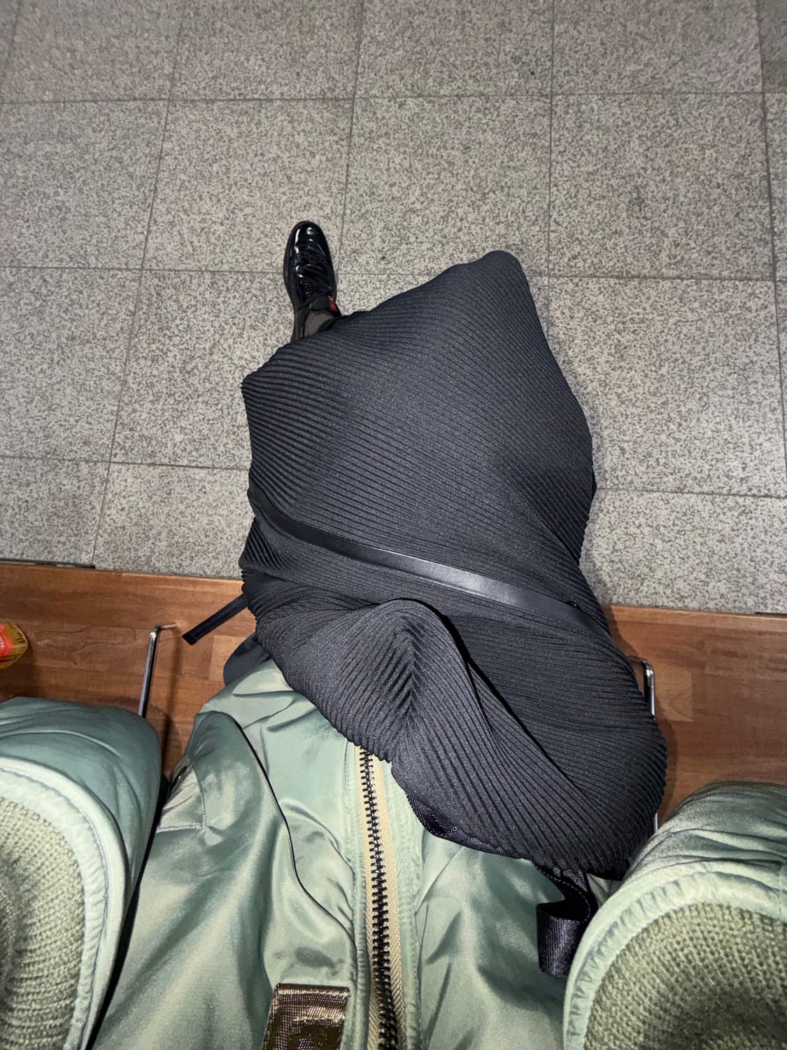 플리츠 플리츠 바이어스 백팩 상품이미지2