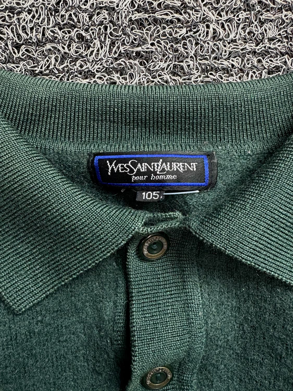 90s YSL 입생로랑 아카이브 카라넥 울 니트 2043 상품이미지3